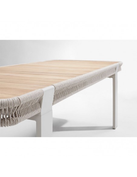 Σετ Τραπεζαρίας Borromeo 6Τμχ Αλουμινίου Taupe Oranon