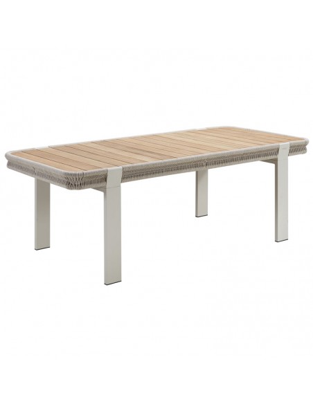 Σετ Τραπεζαρίας Borromeo 6Τμχ Αλουμινίου Taupe Oranon