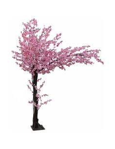 Τεχνητό Φυτό Κυρτό Ανθισμένη Ροδακινιά Oranon Ρόζ 250cm