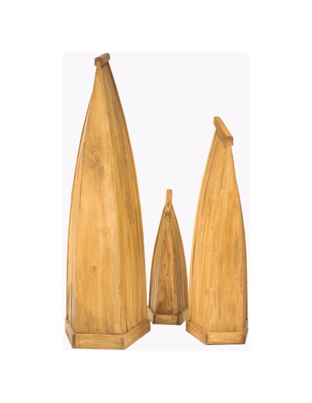 Βενετική Ξύλινη Βάρκα Oranon 53x36x150h