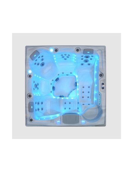 Oranon Spa Εξωτερικού Χώρου Με Υδρομασάζ 210x210x88cm