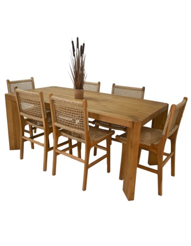 Τραπέζι Cornie 200cm Ξύλου Teak Oranon