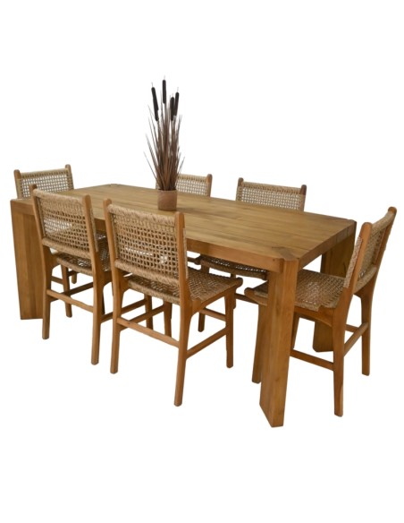 Τραπέζι Cornie 200cm Ξύλου Teak Oranon