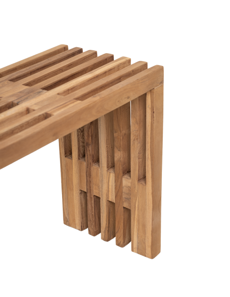 Ξύλινο Παγκάκι Linea Ξύλο Teak Oranon